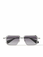 Jacques Marie Mage - Vasco Square-Frame Silver-Tone Sunglasses