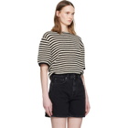 ANINE BING Black & Off-White Theo Sweater