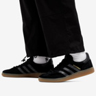 Adidas Men's x AFC x Maharishi Handball Spezial Sneakers in Core Black/Carbon