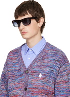 Missoni Blue Rectangular Sunglasses