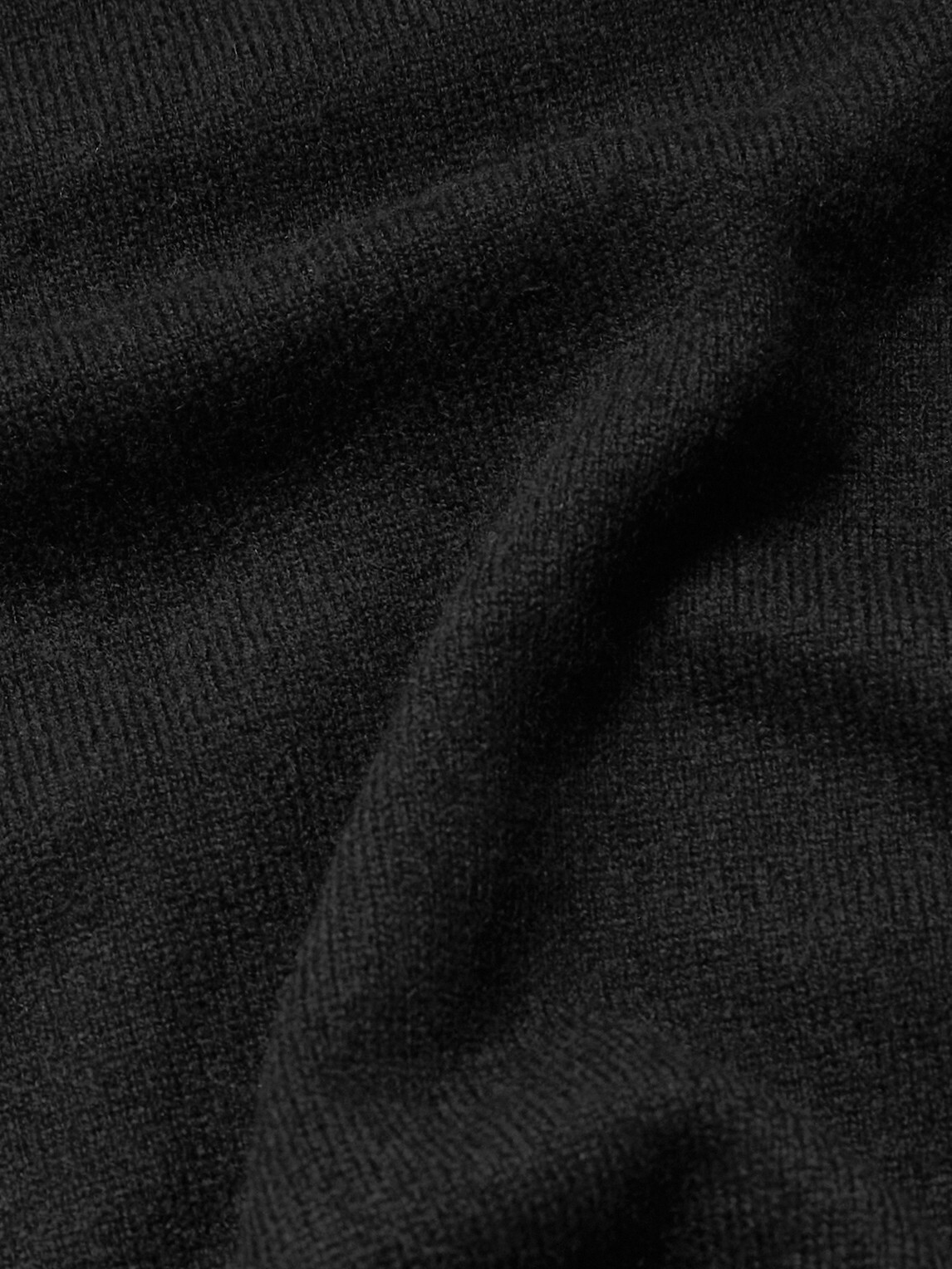 Mr P. - James Cashmere Half-Zip Sweater - Black