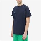 Pangaia Organic Cotton C-Fiber T-Shirt in Navy