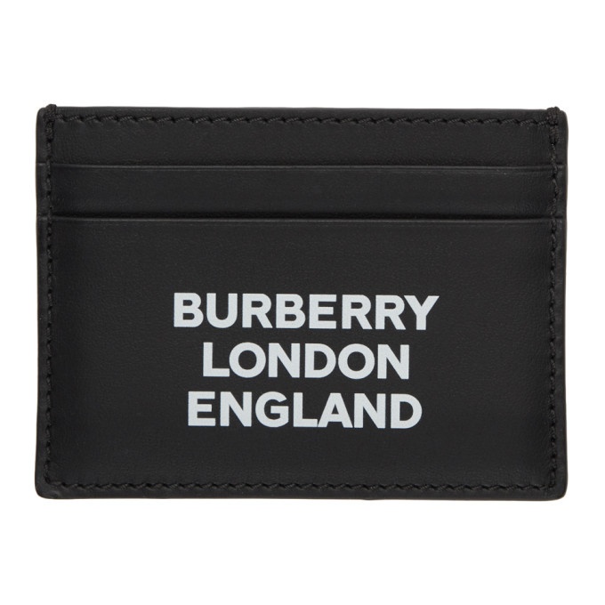 Photo: Burberry Black Logo Sandon Card Holder