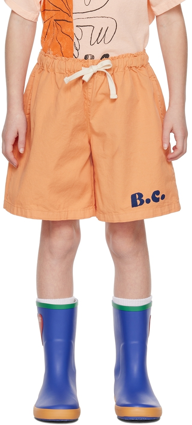 Bobo Choses Kids Orange B.C. Shorts