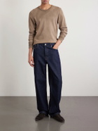 Les Tien - Slim-Fit Cotton-Blend Piqué T-Shirt - Neutrals