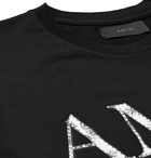 AMIRI - Logo-Print Cotton-Jersey T-Shirt - Black