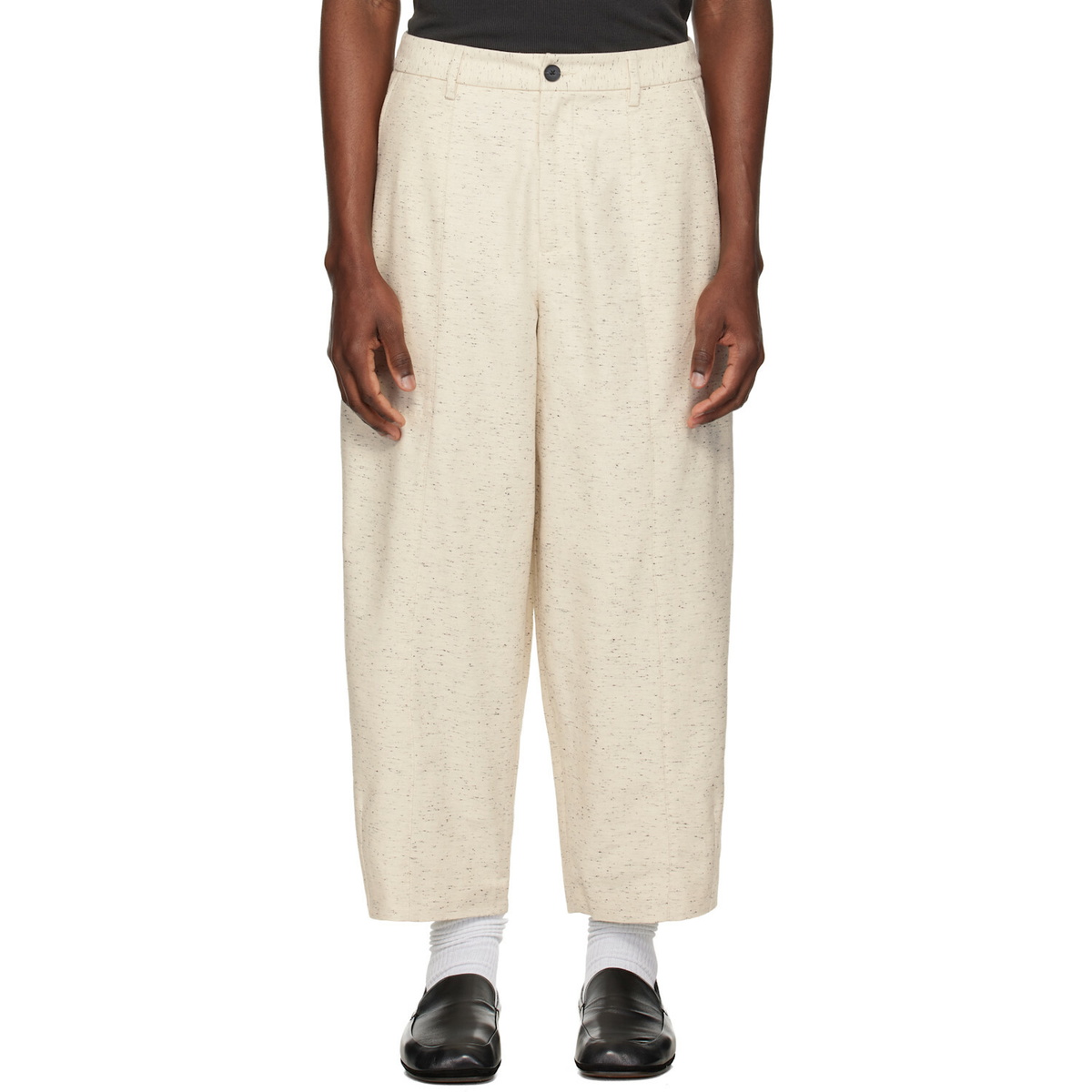Entire Studios Off-White Carrot Trousers