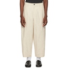 Entire Studios Off-White Carrot Trousers