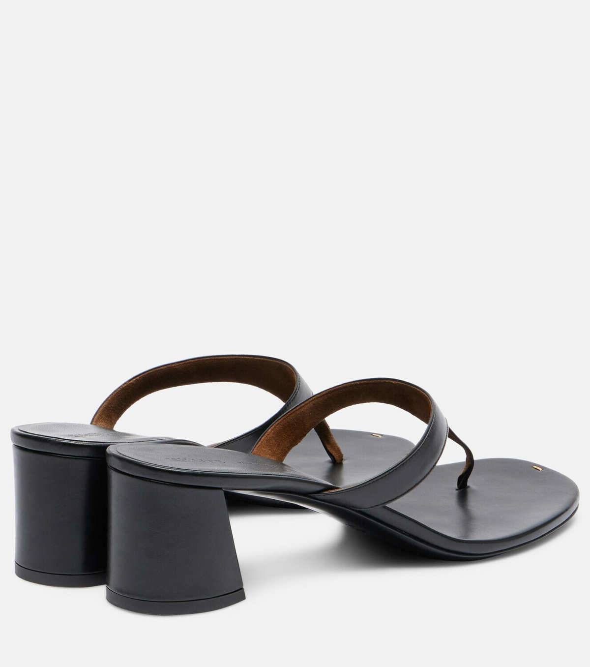 Khaite Archer 55 leather thong sandals