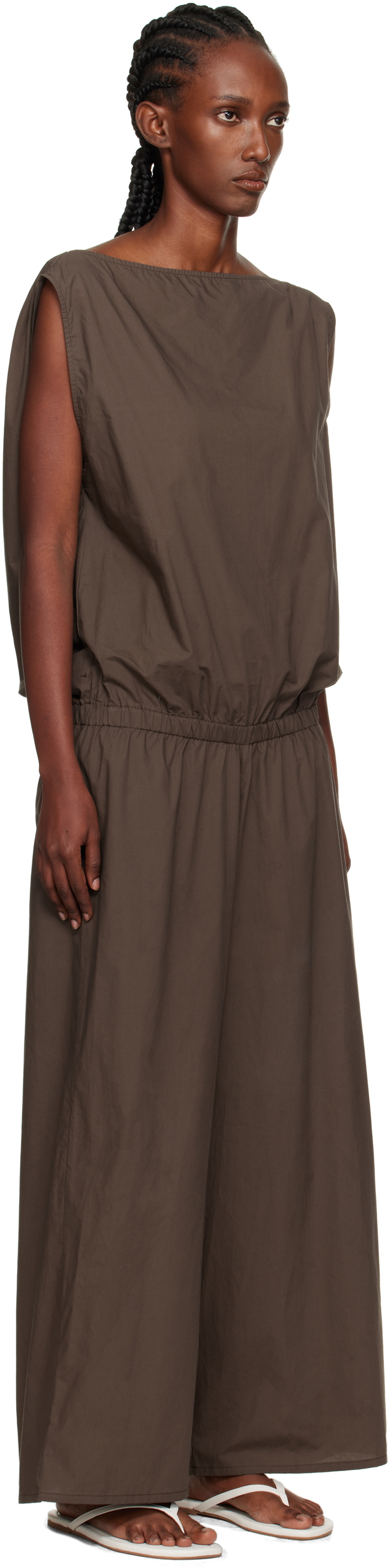 Baserange Brown Tin Jumpsuit