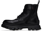 Hugo Black Polished Leather Boots