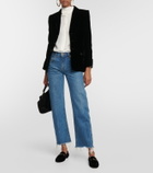Tod's Embellished velvet loafers