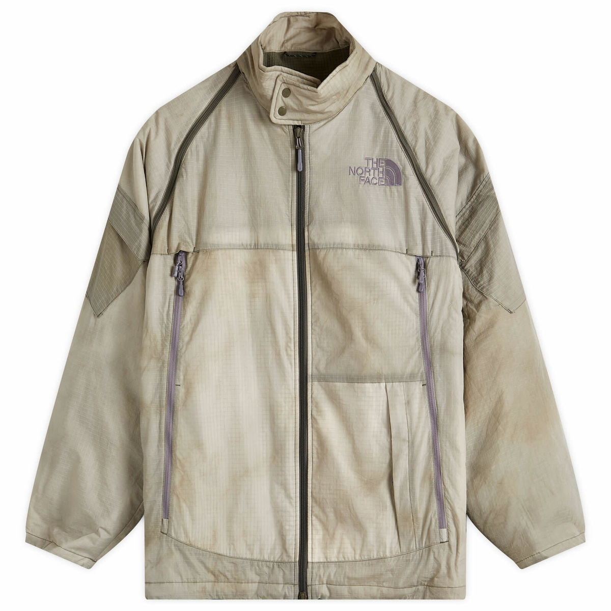 The North Face Men's Padded Energy Saving Shirt Jacket In New Taupe Bamboo Wall Planter Wisteria Artificial Garland