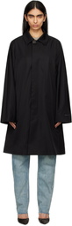 Fear of God Black Nylon Wool Car Coat