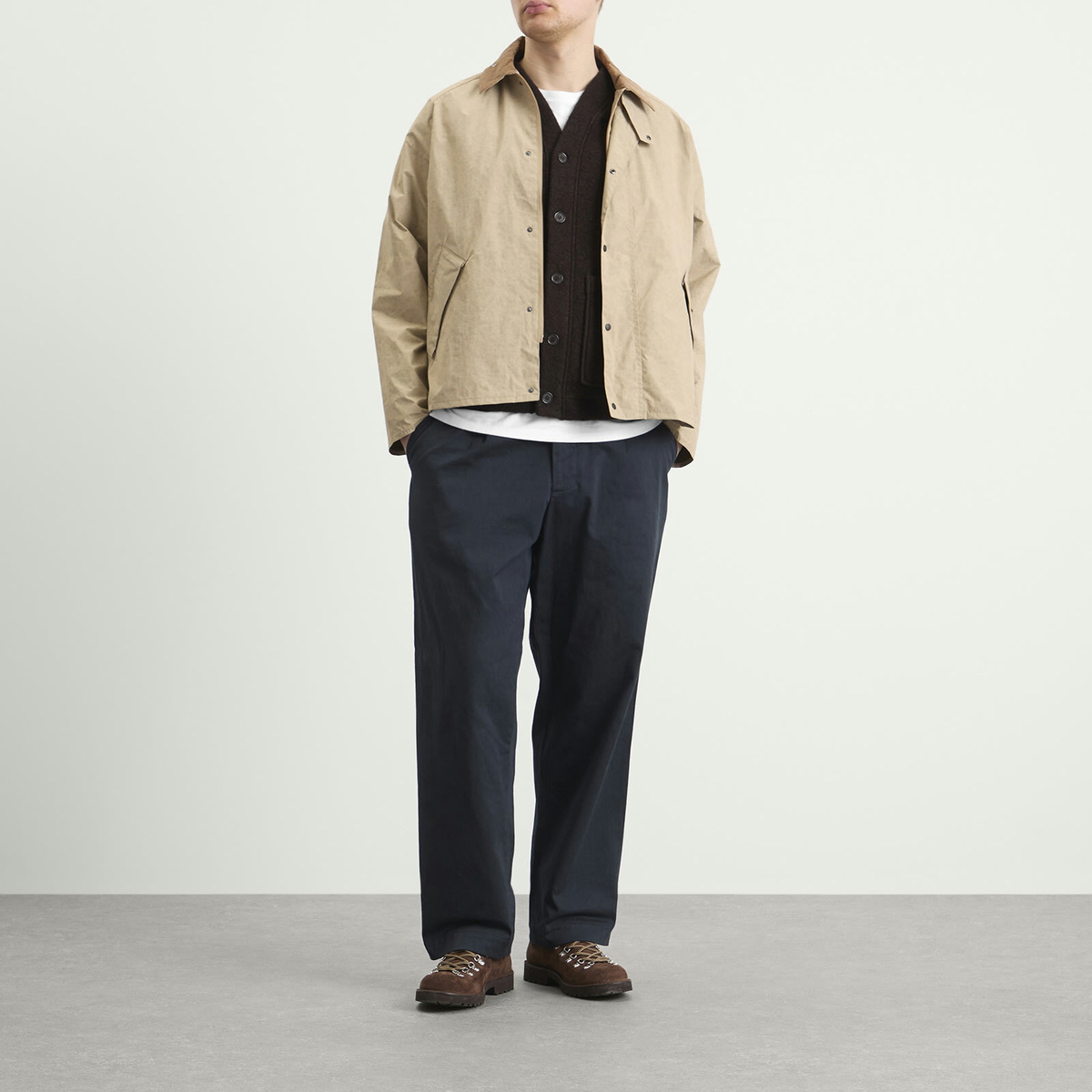 Barbour Men's Ripstop Transport Showerproof Jacket in Stone