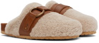 See by Chloé SSENSE Exclusive Beige Gema Slippers