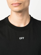 OFF-WHITE - Cotton T-shirt With Logo