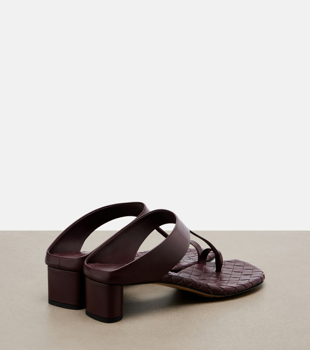 Bottega Veneta Livia Intrecciato leather thong sandals