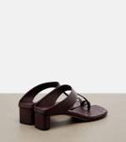 Bottega Veneta Livia Intrecciato leather thong sandals