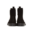 Ann Demeulemeester Black Suede Roccia Zip Boots