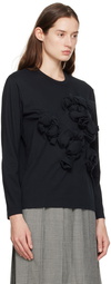 Comme des Garçons Black Knotted Long Sleeve T-Shirt