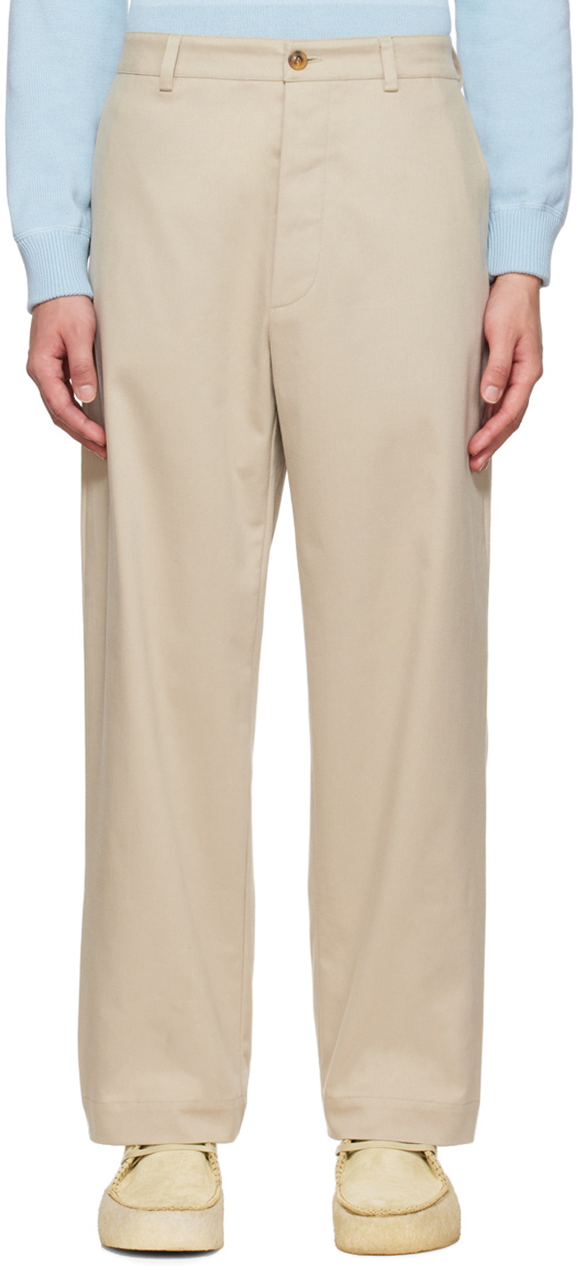 Ghiaia Cashmere Taupe Chino Trousers Ghiaia Cashmere