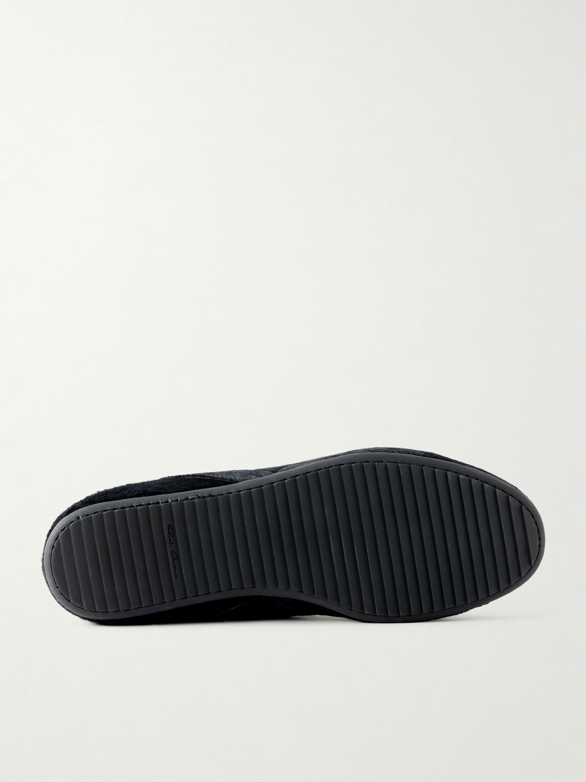 Rick Owens - Minimal Sneaks Pony Hair Sneakers - Black