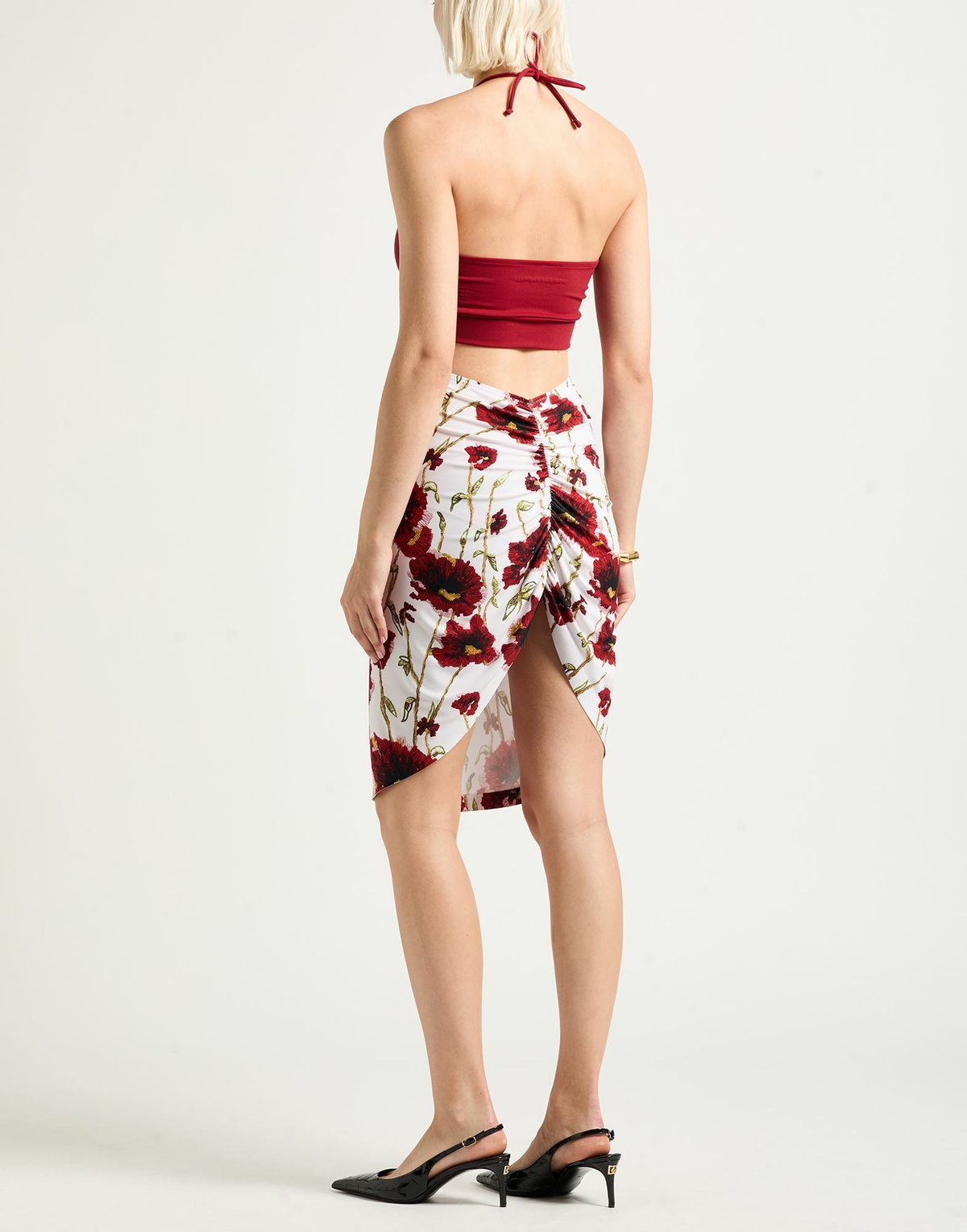 Live The Process Womens Top Burgundy
