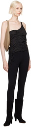Deiji Studios Black Scrunchie Top