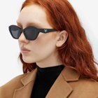 Prada Eyewear Women's PR A02S Sunglasses in Black/Dark Grey