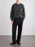 Eleventy - Ribbed Wool-Blend Sweater - Gray