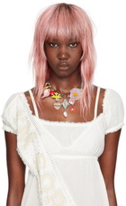 I'm Sorry by Petra Collins SSENSE Exclusive Silver Tarina Tarantino Edition Candy Charm Necklace