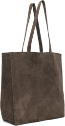 Nothing Written Brown Cou Suede Shopper Tote