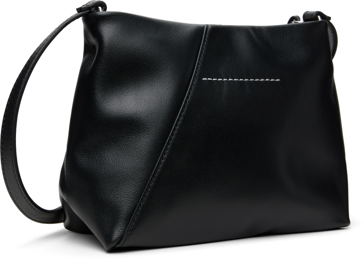MM6 Maison Margiela Black Folded Shoulder Bag