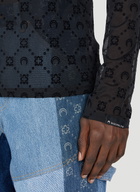 Marine Serre Flocked Mesh Top