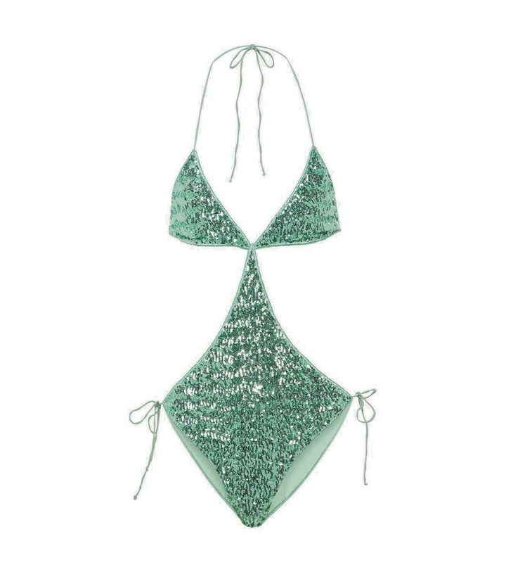 Photo: Oséree Pailettes cutout swimsuit