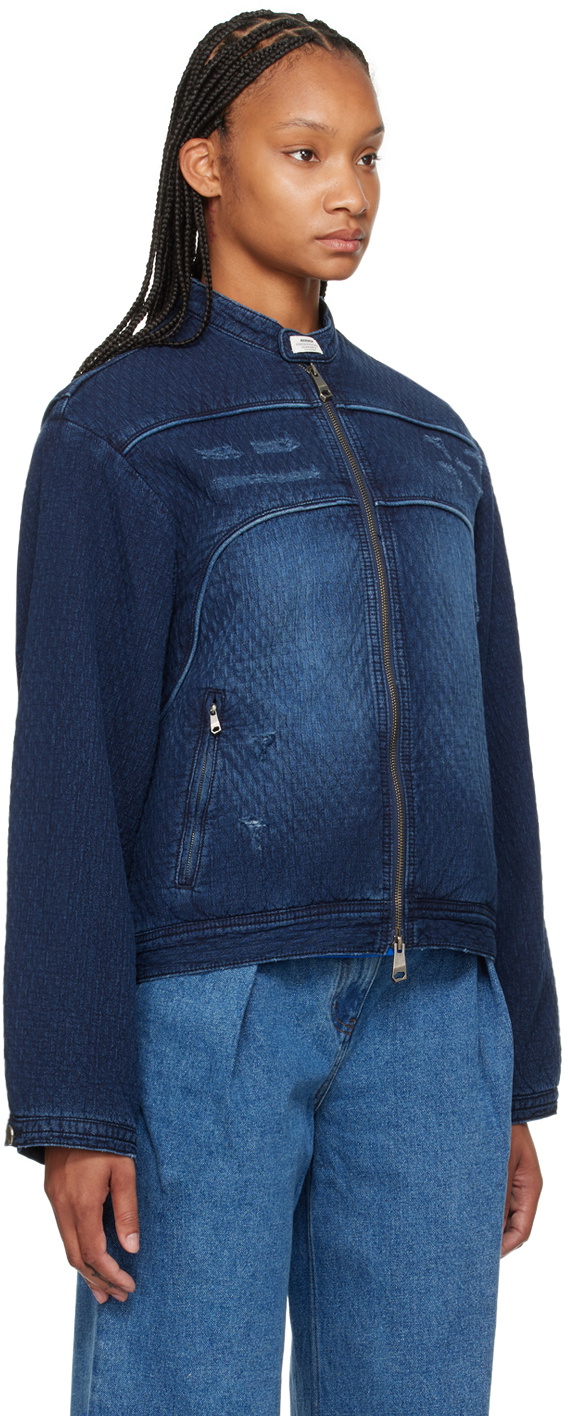 ADER error Indigo Pelter Denim Jacket