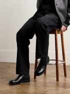 The Row - Novus Leather Chelsea Boots - Black