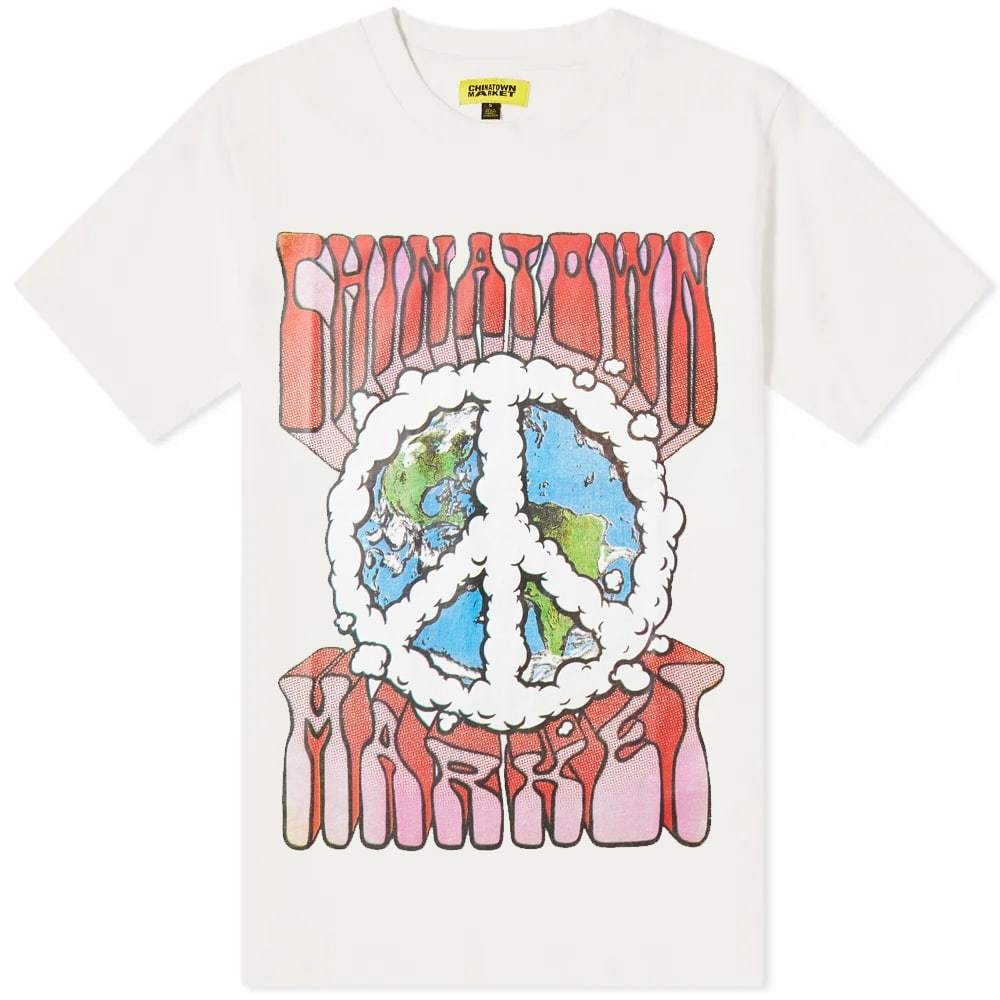Photo: Chinatown Market Peace On Earth Clouds Tee