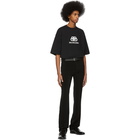 Balenciaga Black BB Balenciaga Regular Fit T-Shirt