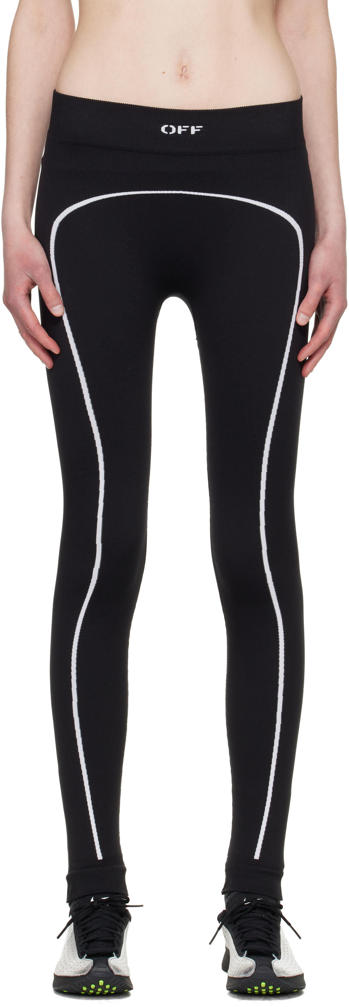 Off-White Black 'OFF' Stamp Seamless Leggings