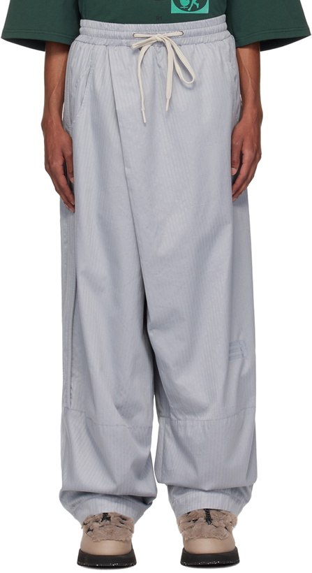 Photo: NAMESAKE Gray Lamar Carrot Wide Trousers