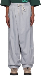 NAMESAKE Gray Lamar Carrot Wide Trousers