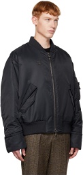 Wooyoungmi Navy Insulated Bomber