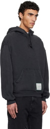 Axel Arigato Black Patch Washed Hoodie