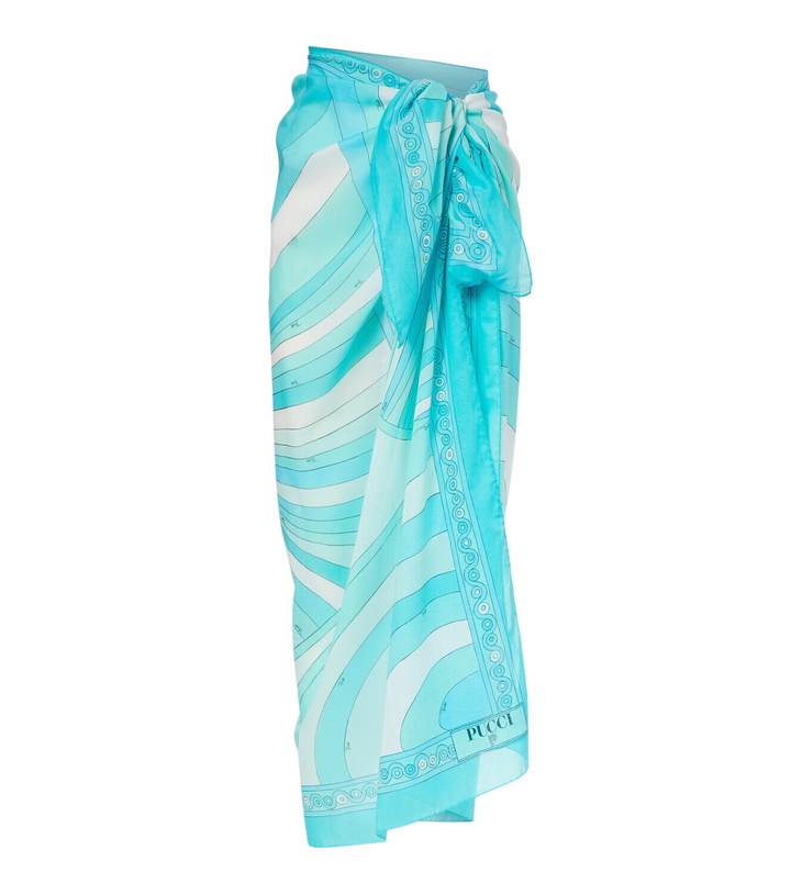 Photo: Pucci Iride cotton beach cover-up