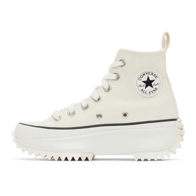Converse Off White Marble Run Star Hike High Sneakers Converse