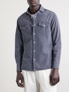 Brunello Cucinelli - Denim Shirt - Gray