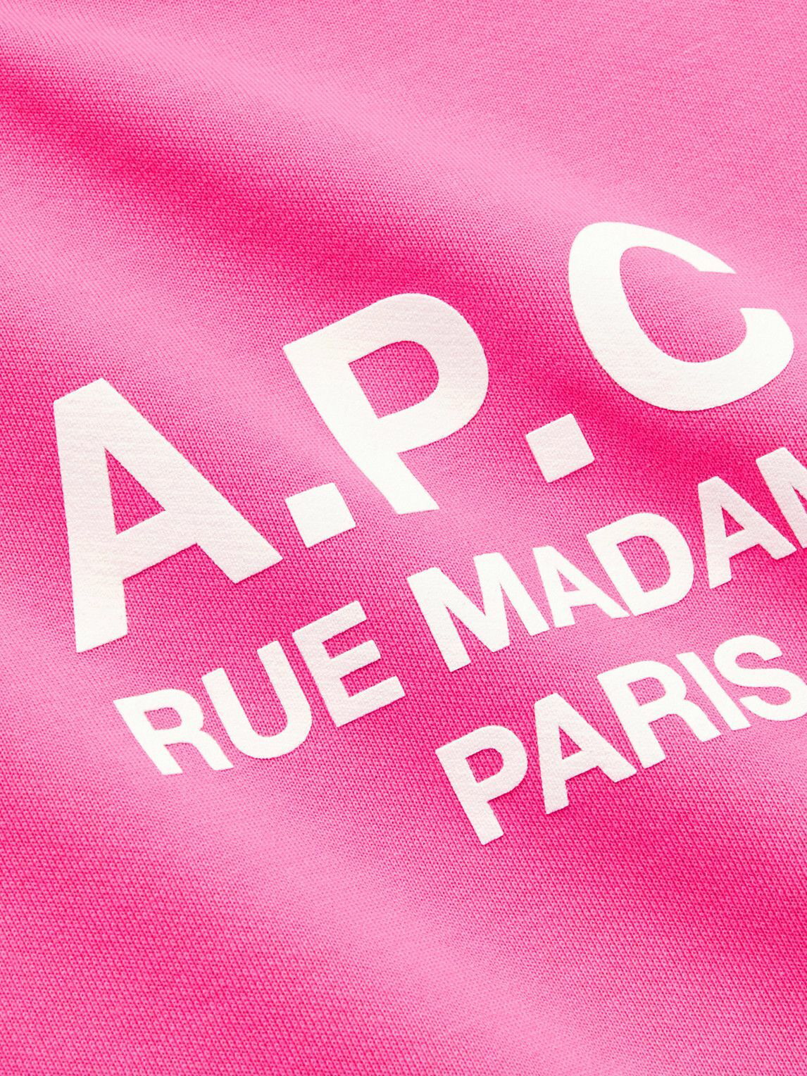 A.P.C. KIDS embroidered-logo cotton sweatshirt - Pink