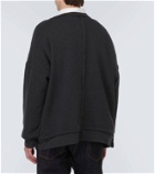 Undercover Embroidered cotton-blend sweatshirt